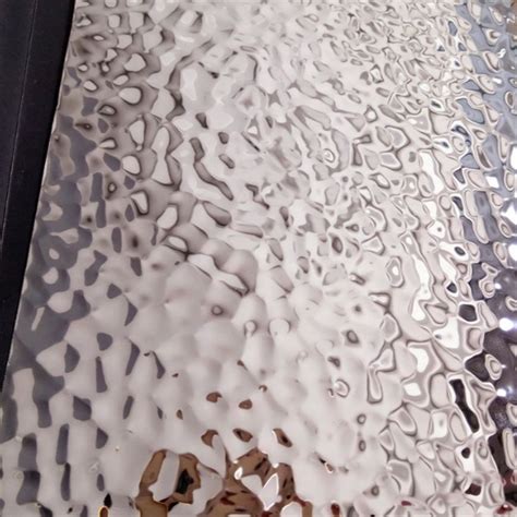 rippled metal sheets|hammered stainless steel sheets.